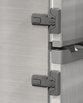 Child Safety Fridge Lock, Auto-Lock, Gray, 2-Pack