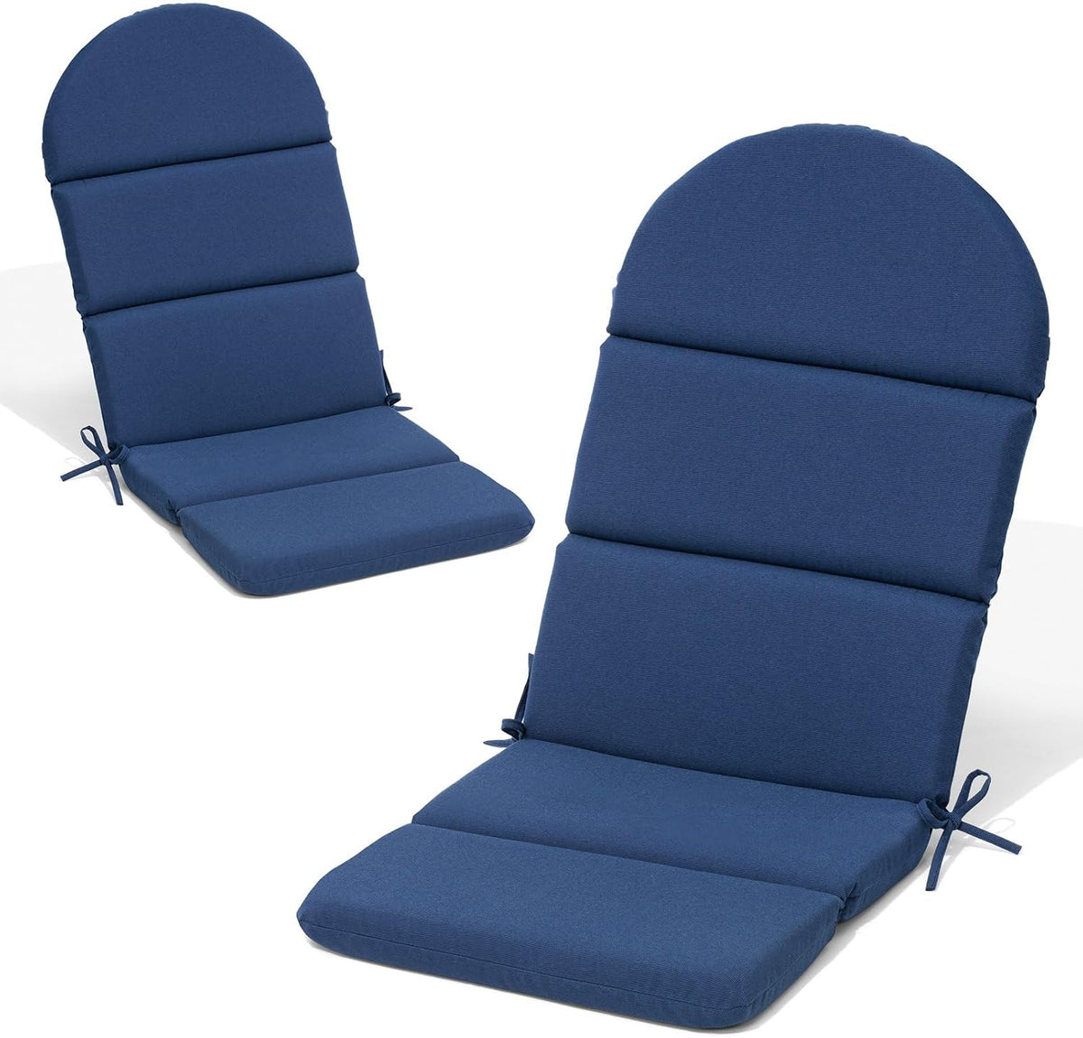50x19.6 In Adirondack Chair Cushion Set of 2, Outdoor Chair Cushion | Water Resistant Patio Cushion, Fade Resistant
