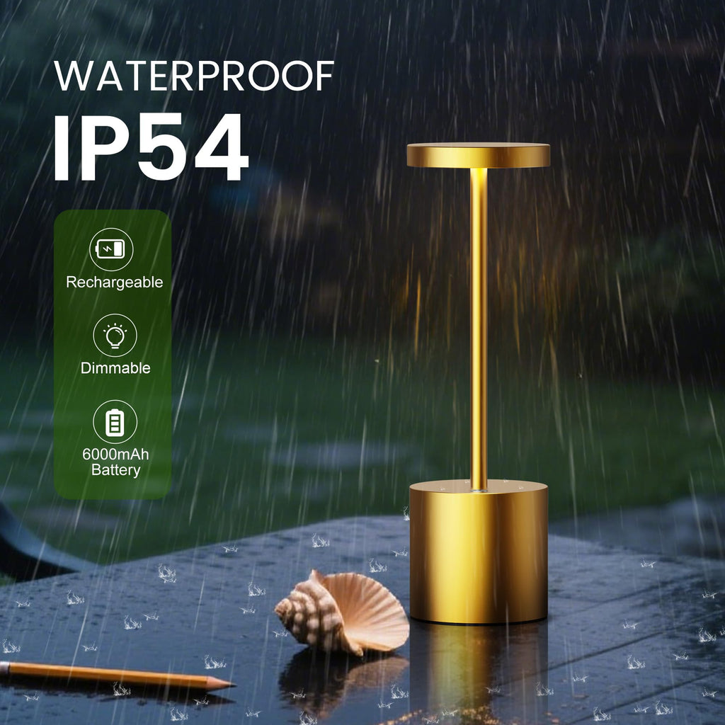 Cordless Table Lamp Rechargeable,Outdoor LED Table Light
