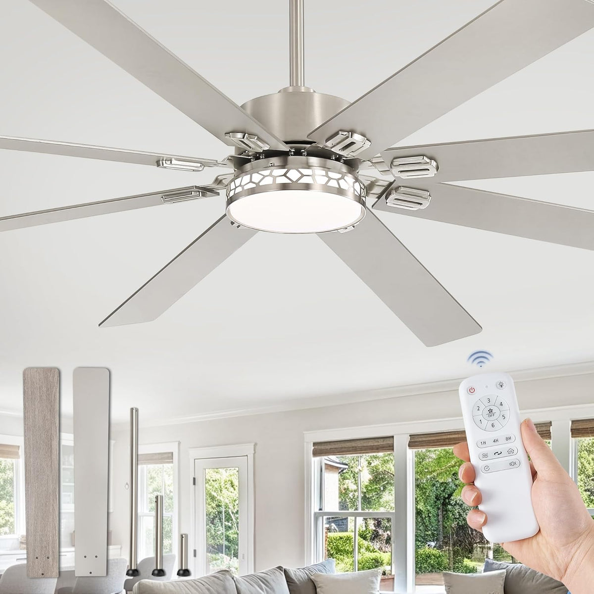 84 Inch & Larger Ceiling Fans