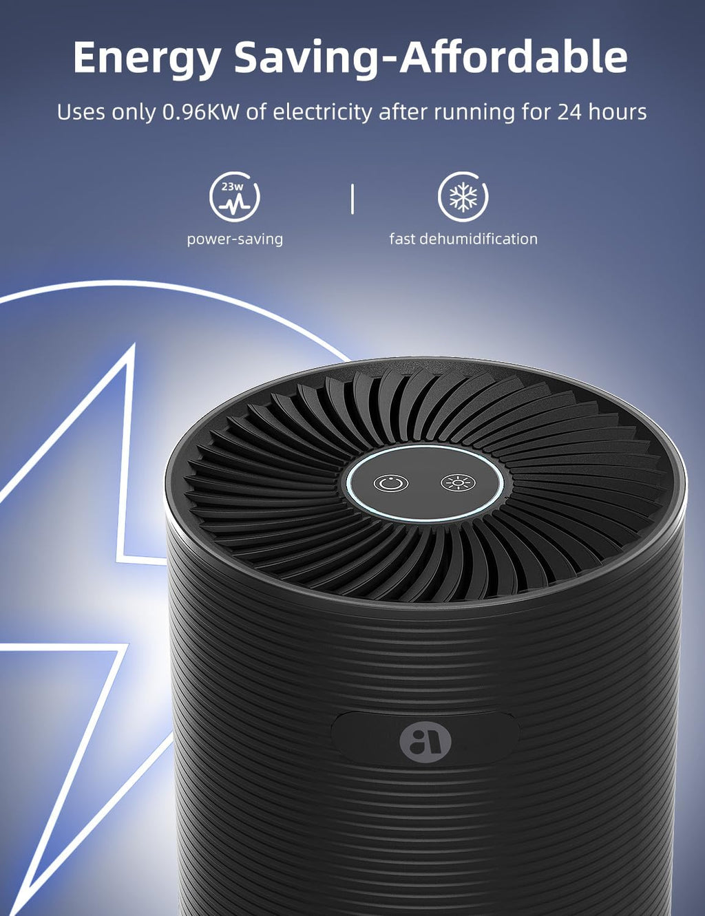 Dehumidifiers for Home, 25oz Dehumidifier for Bedroom with Auto-off