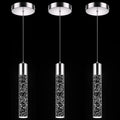 Pendant Lights Kitchen Island, 6500K Modern Kitchen Island Lights Brushed Nickel, 3 Pack Ceiling Lighting Fixtures