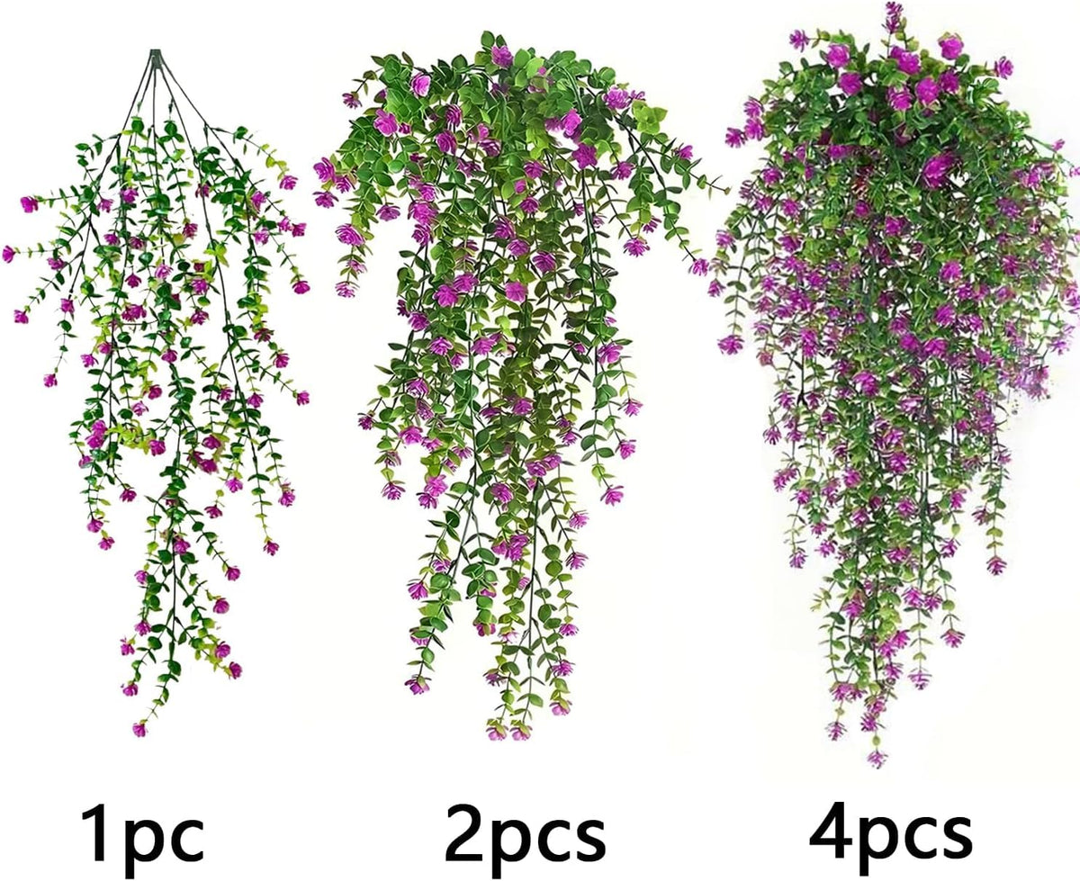 Fake Hanging Plants, Artificial Hanging Plant Fake Plants Faux Ivy Vine Wall Hanging Plants Greenery Shelf Home Office