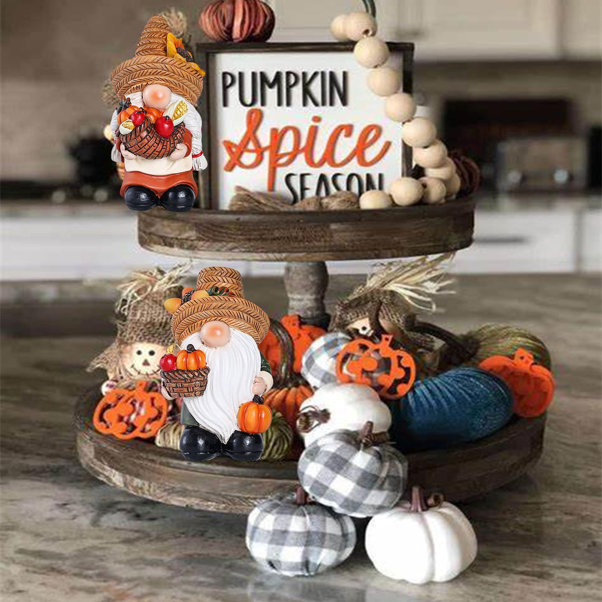 Fall Thanksgiving Decorations | Thanksgiving Gnomes for Indoor & Otdoor Garden Pumpkin Gnomes Decorations | Autumn