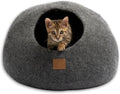 Handcrafted Wool Cat Cave Bed - Perfect Hideaway for Your Feline Friend - Quiet/Warm for Sleeping & Relaxing - Love