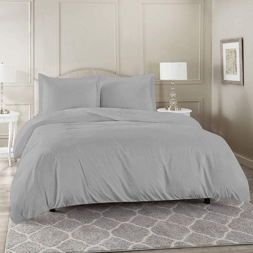 1 Piece King/California King Size (94" x 104") Inch Luxury Soft Duvet Cover 800 Thread Count 100% Egyptian Cotton