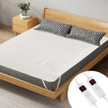Heated Mattress Pad King Size, Zone Heating Electric Mattress Pad