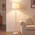 Gold Floor Lamps, 55"-67" Height Adjustable Modern Tall Lamp, 3-Way Dimmable Standing Lamp Office Reading Corner
