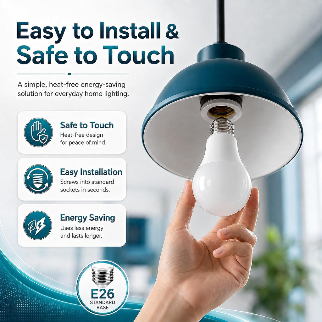 A19 LED Light Bulbs, 14W 1600 Lumens LED Bulbs 100-125 Watt Equivalent, 5000K Daylight White, E26 Edison Medium