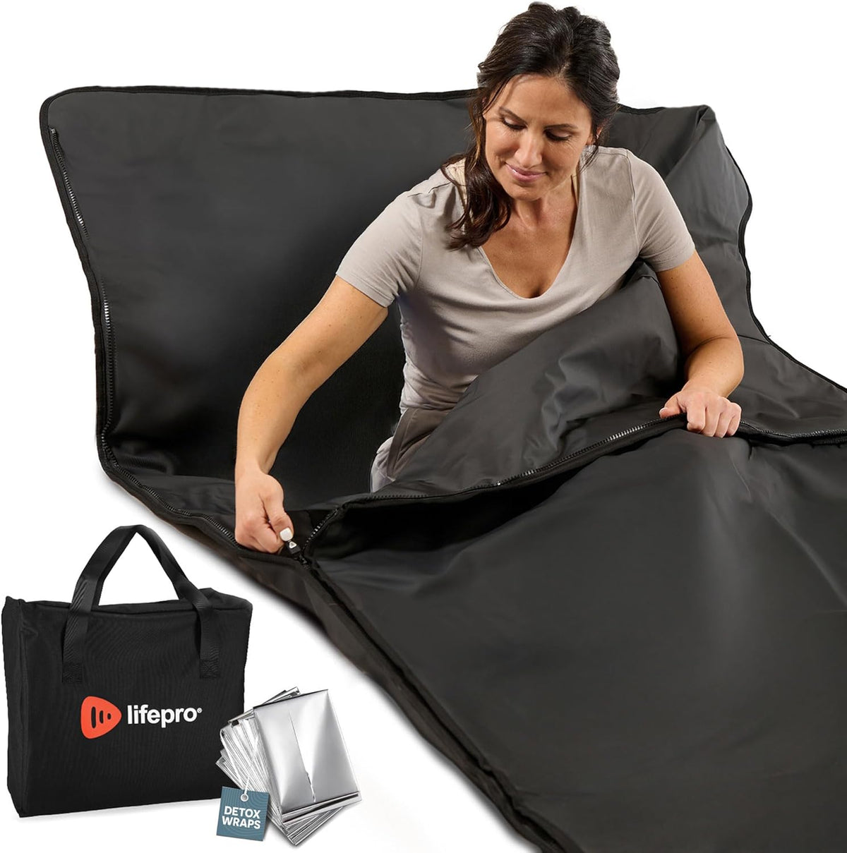 RejuvaWrap Infrared Sauna Blanket for Detox & Relaxation