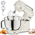 7.45 QT Tilt-Head Stand Mixer, Electric Mixer for Baking (White)