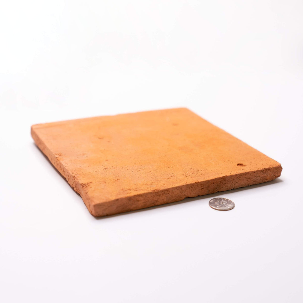 Natural Terracotta Picket + Square (2 Piece Pattern), Orange (Model: TCB02-03)