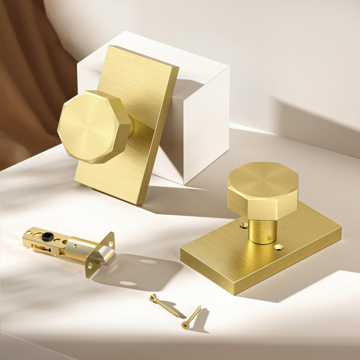 Entry Door Knob with Lock and Key Front Door Knobs with Deadbolt