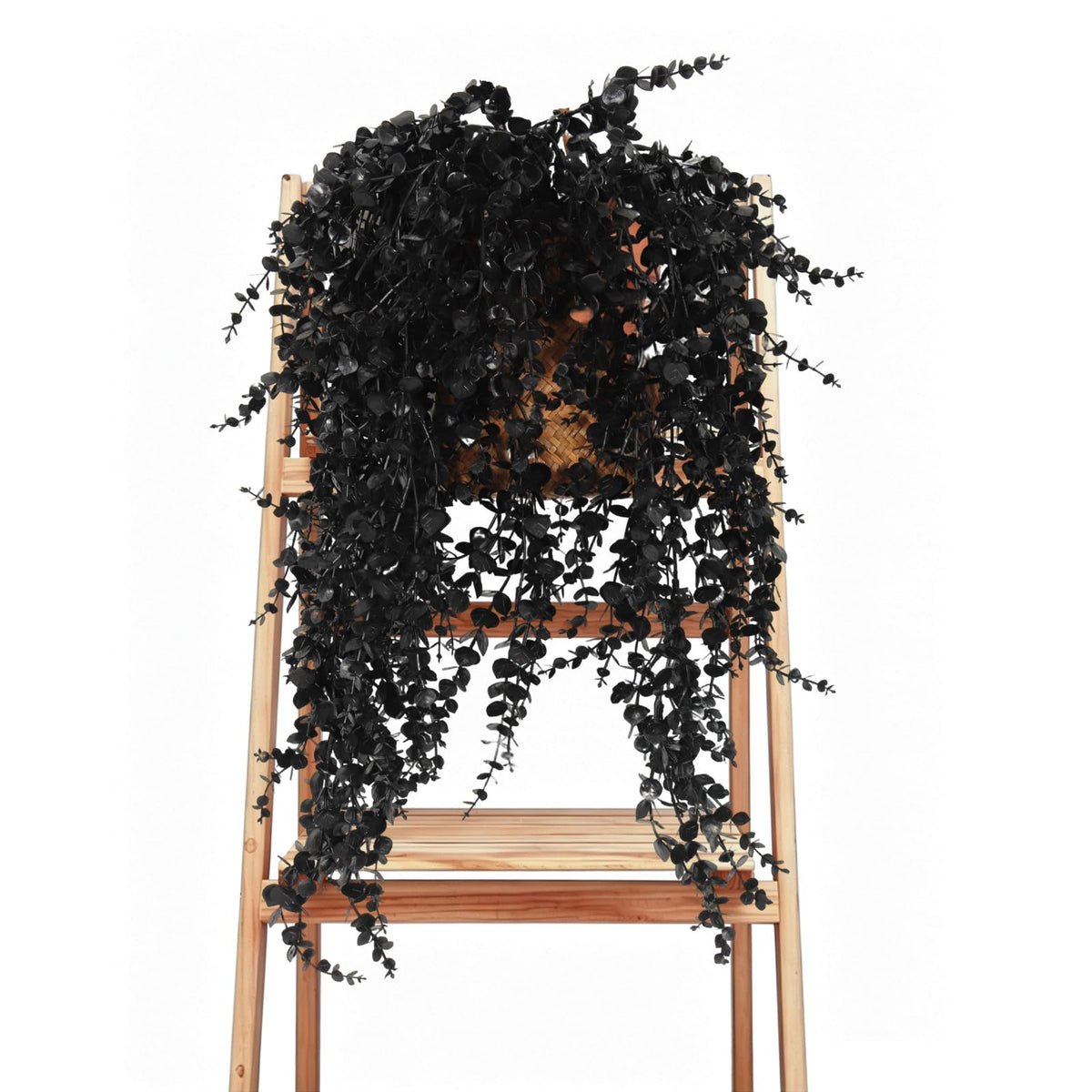Black Artificial Hanging Gothic Plant 31.5" Fake Fall Greenery Vine