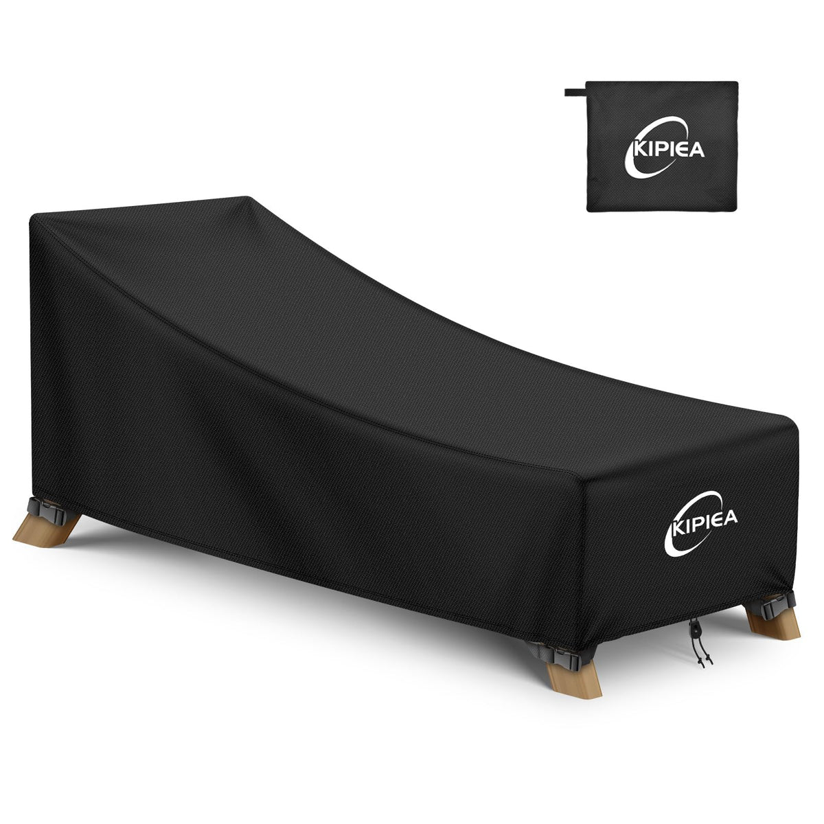 Waterproof Patio Lounge Chair Covers for Outdoor Furniture, Heavy Duty Outdoor Chaise Lounge Cover with Anti UV and