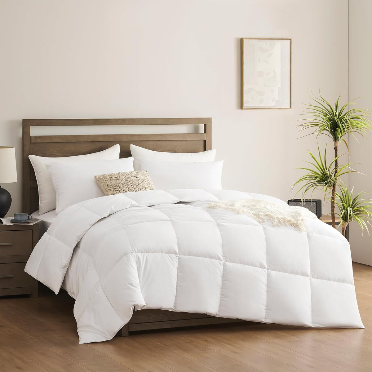 Duvet Insert Comforter,100% Cotton Shell
