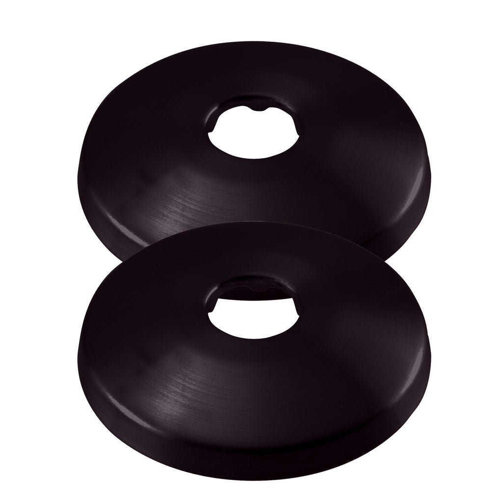 1/2" Low Pattern Flange for Copper Pipe (5/8" OD), Oil Rubbed Bronze (2-Pack)