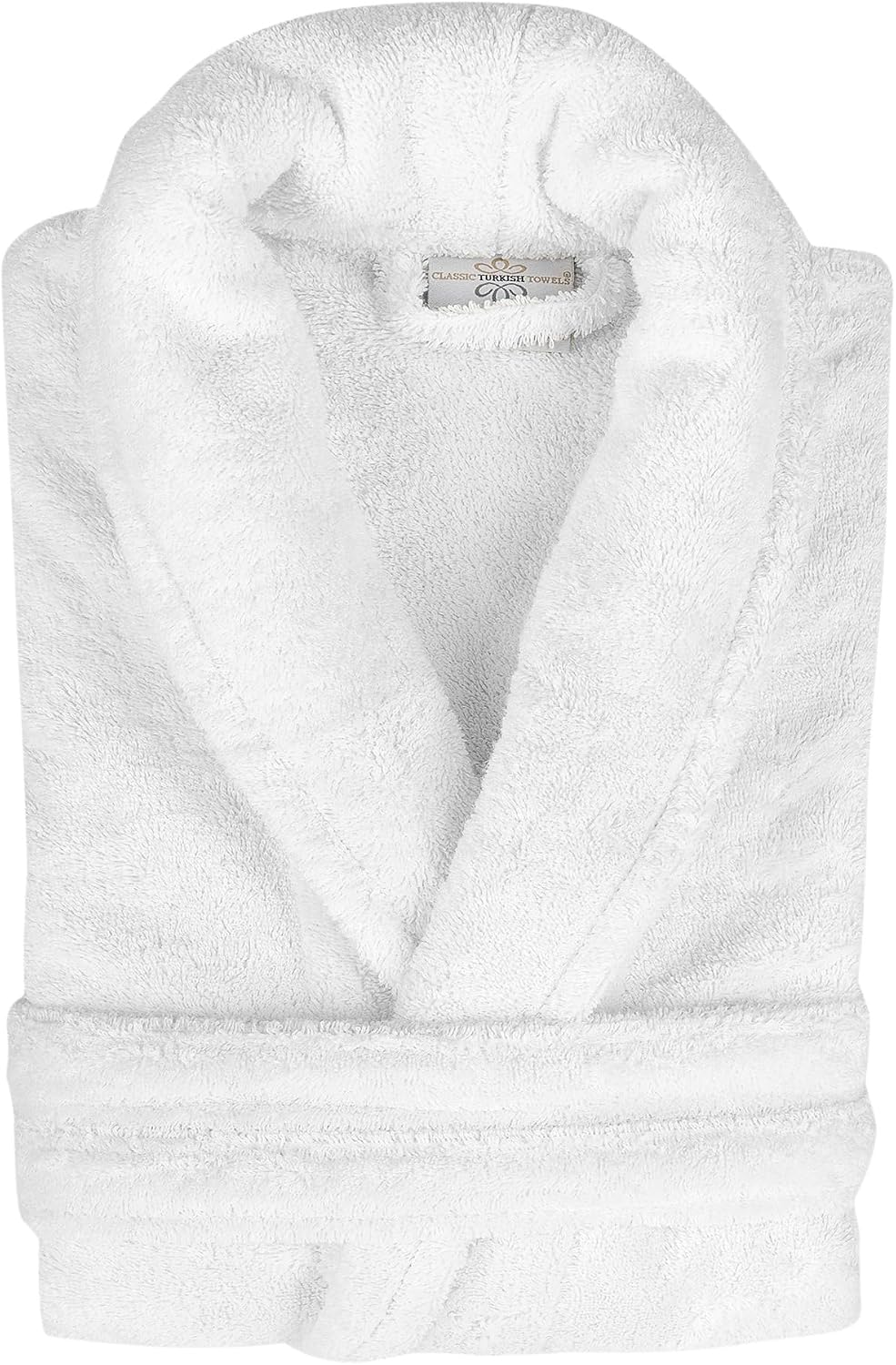 CTT Premium 100% Turkish Cotton Terry Cloth Bath Robe for Women & Men, Soft & Plush Long Unisex Robe