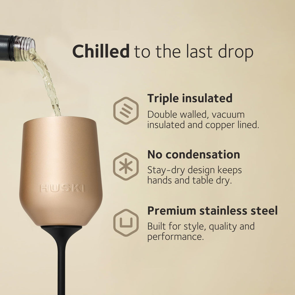 Wine Tumbler 2.0 | NEW | Award-winning Design with Detachable Stem | Premium Stainless Steel Wine Glass with Lid