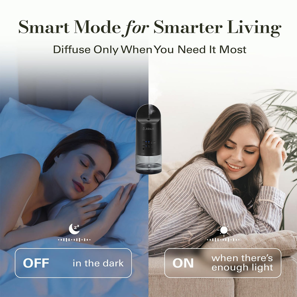 Waterless Plug in Scent Diffuser for Essential Oils, Black
