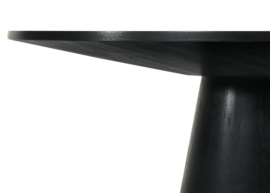59" Round Dining Table for 4 to 6, Modern Kitchen Table, Wooden Kitchen Table Rustic Farmhouse Circle Dining, Round