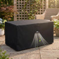 Fire Pit Cover Outdoor Rectangle 56"L x 38"W x 24"H Heavy-Duty Waterproof 600D Oxford Fading Resistant Tear-Resistant
