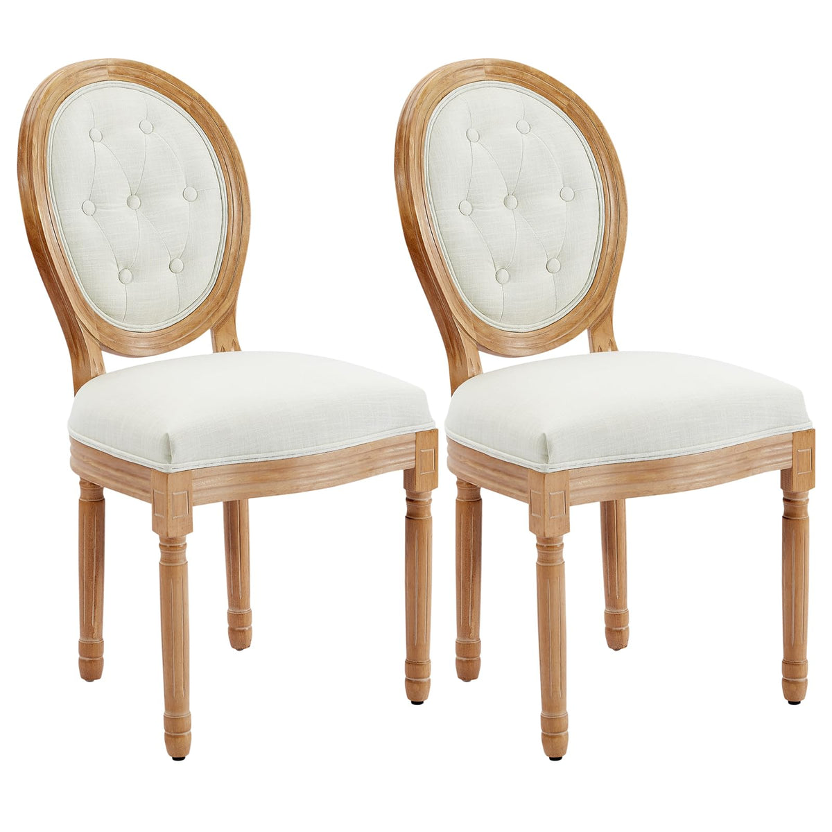 French Country, Upholstered Set of 2