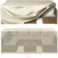 Outdoor Furniture Covers, Custom Size 84"(L) x 48"(W) x 34"(H) Rectangular Patio Table and Chair Waterproof Covers