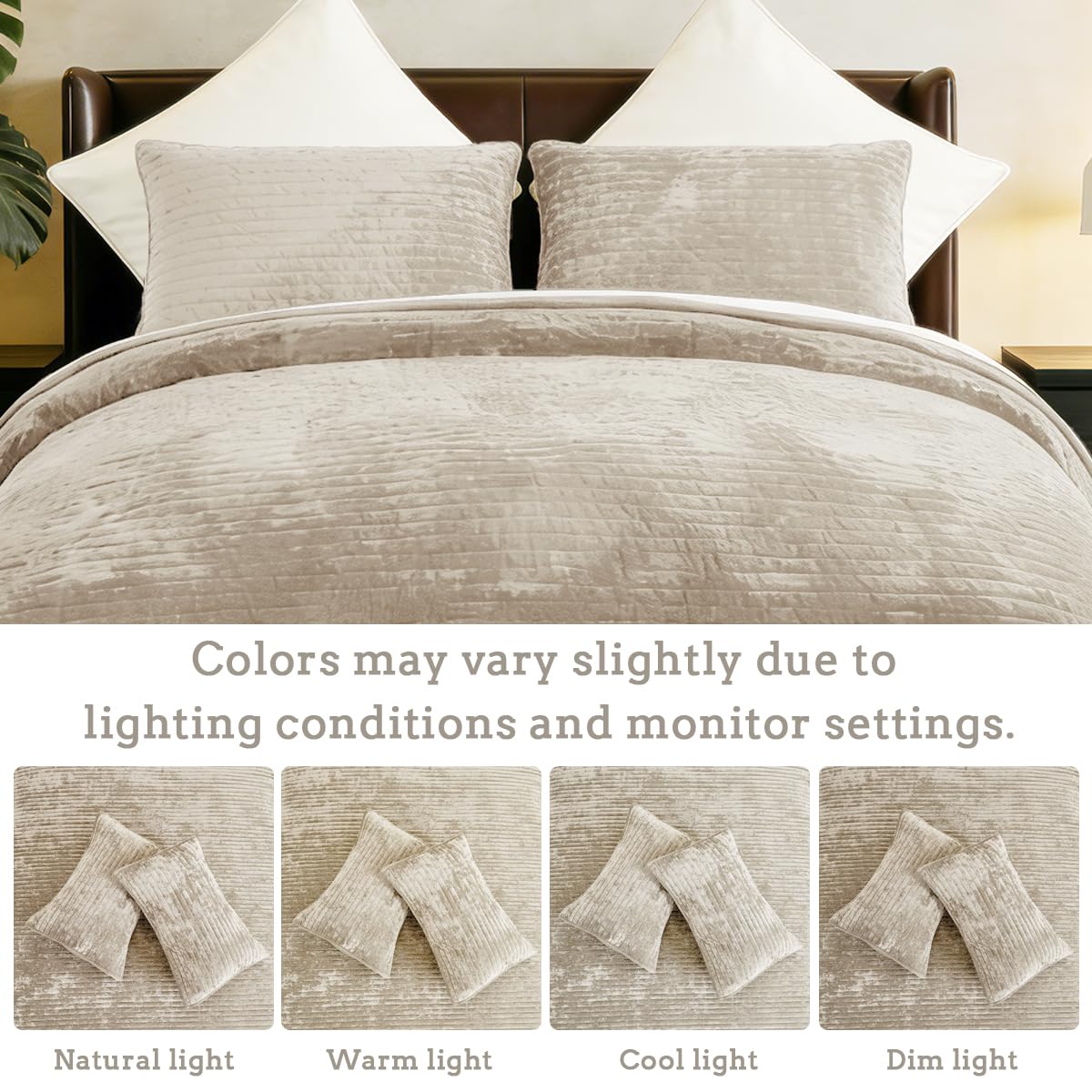 Bedspread 120x120 Striped Soft Velvet Quilt Set