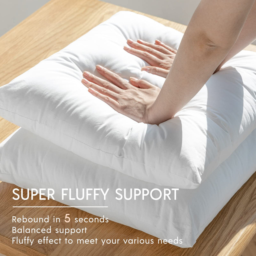 Outdoor Pillows Waterproof 20x20 Outdoor Pillow Inserts 2 Pack