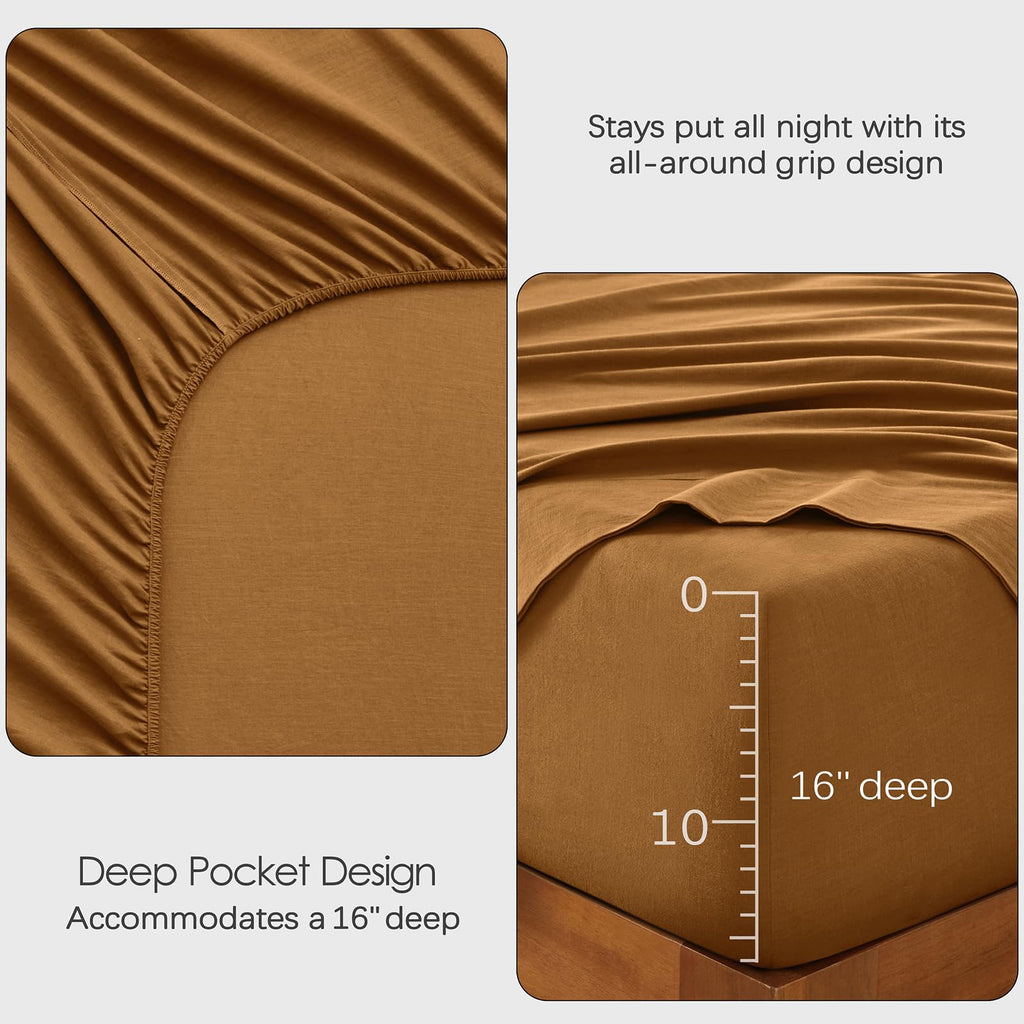 100% French Linen Sheets Bed Sheets for Hot Sleepers