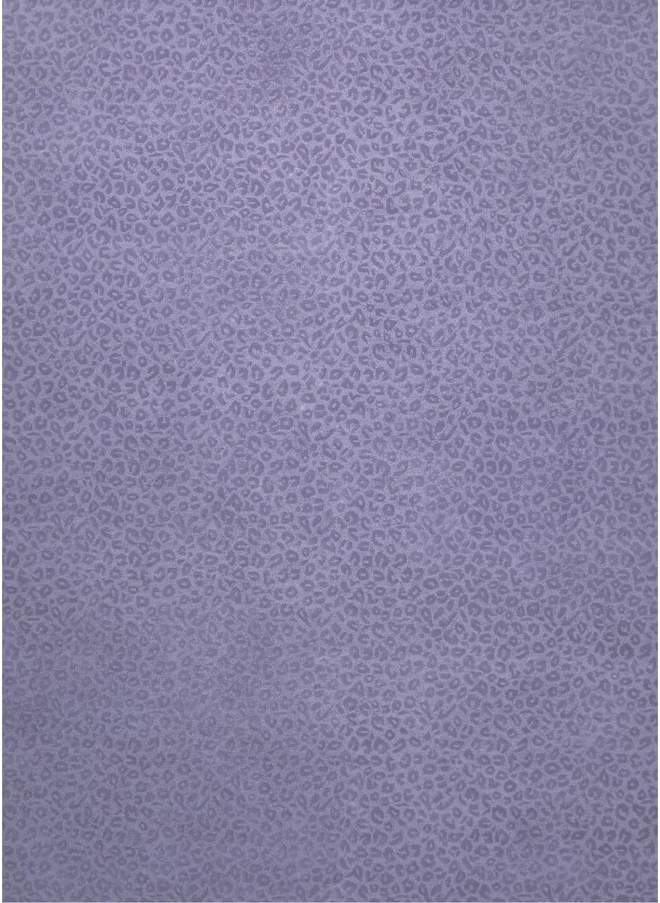 Leopardess Hand-Tufted Responsible New Zealand Wool High Low Textured Pile Area Rug 8' x 11' Lavender