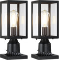 Outdoor Post Lights with Pier Mount Base