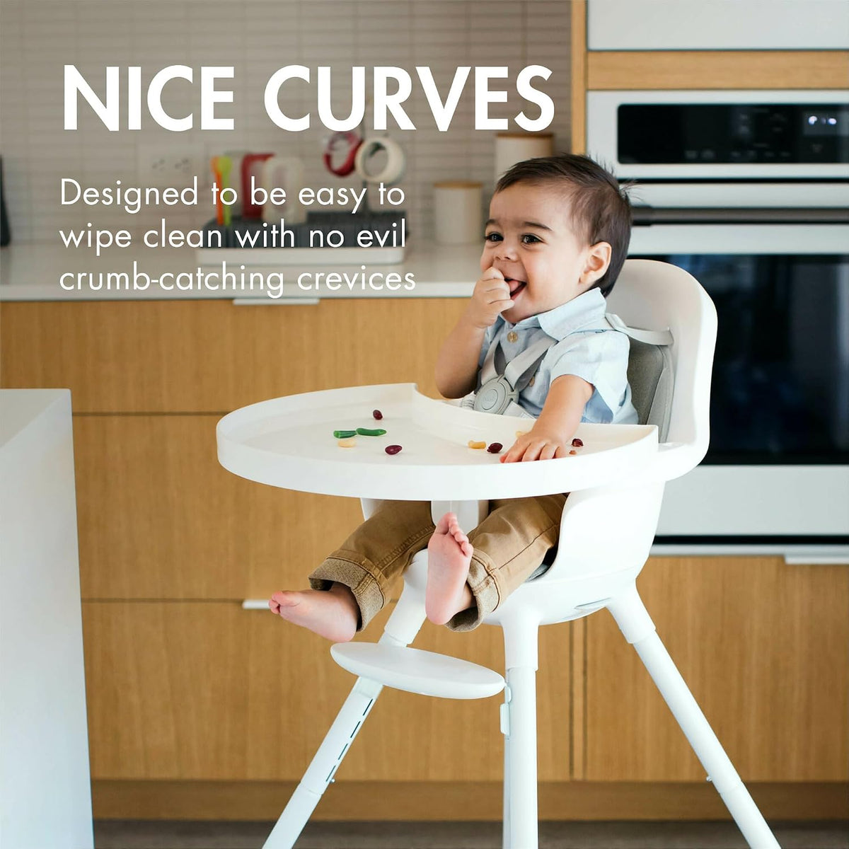 Adjustable Baby High Chair - Convertible High Chair and Toddler Chair - High Chairs for Babies and Toddlers 6 Months