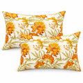 Outdoor Lumbar Pillows 12"x20" Waterproof Patio Pillows with Inserts