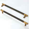 10 Pack 10 Inch(254mm) Brushed Antique Brass Kitchen Cabinet Handles Antique Brass Cabinet Pulls Cabinet Hardware for