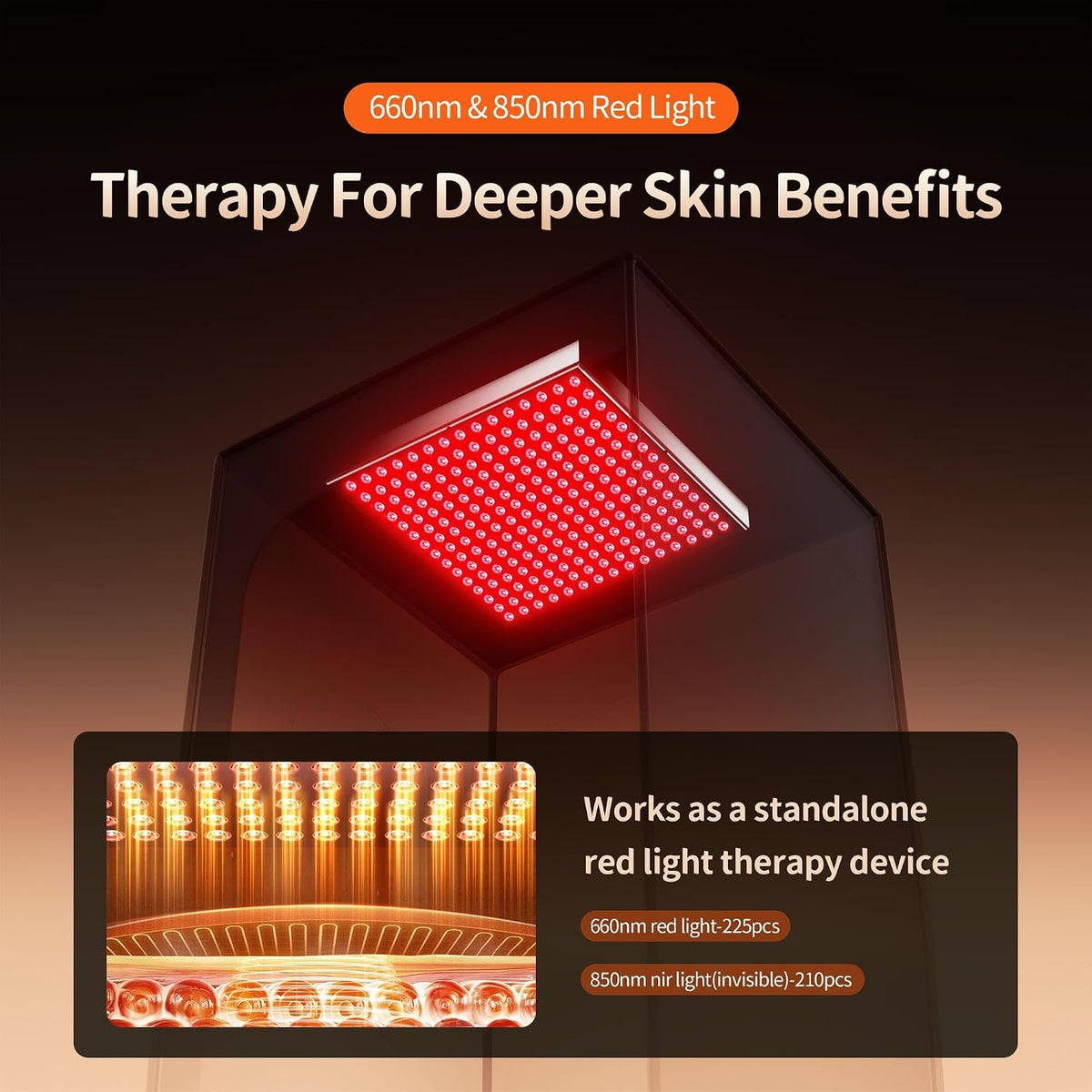 Viconor Infrared Sauna Box, Portable Steam Infrared Sauna Tent with Red Light Therapy for Home