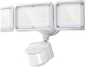 LED Security Light 240° Dual PIR 100 FT Motion Sensor Outdoor | 7000LM Adjustable Brightness, Hardwired Flood Light