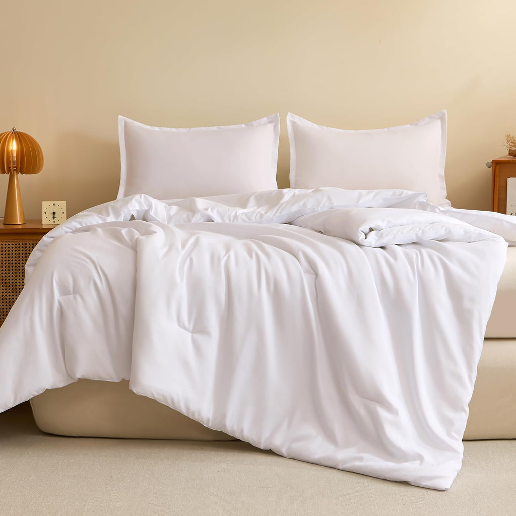 White Comforter Set 3 Pieces