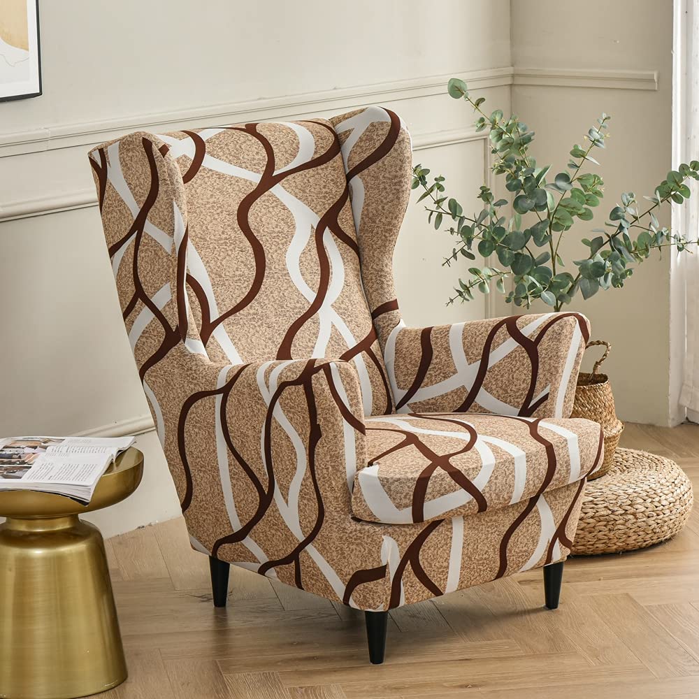 Wing Chair slipcovers for armchairs wingback arm Chair Covers Wing Chair Covers 18 Piece Wing Back Armchair Covers