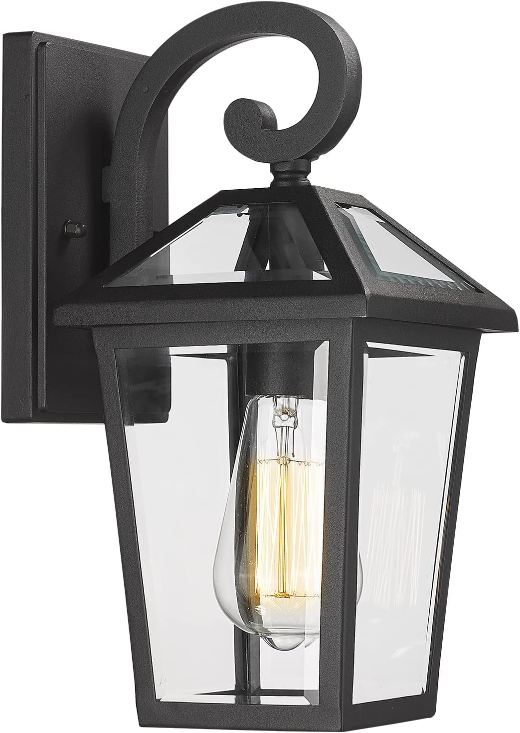 Outdoor Light Fixtures Wall Mount, Waterproof Exterior Wall Lanterns with Glass, Outside Wall Sconces
