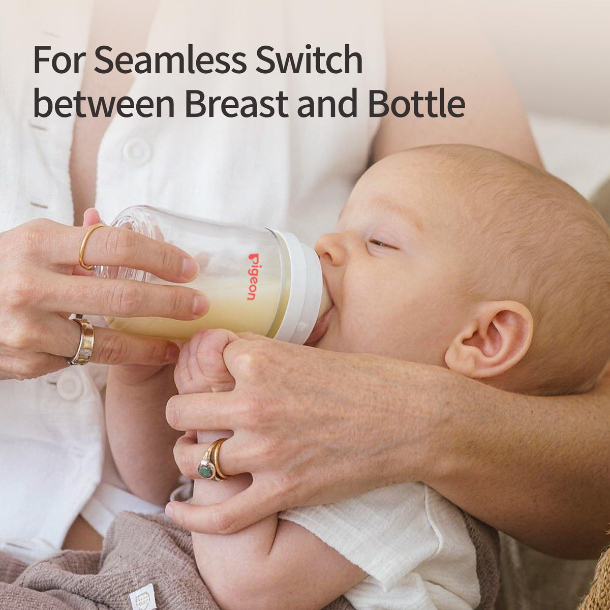 Silicone Coating Glass Baby Bottle Newborn Feeding Gift Set