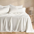 100% Rayon from Bamboo Sheet Set, Bright White