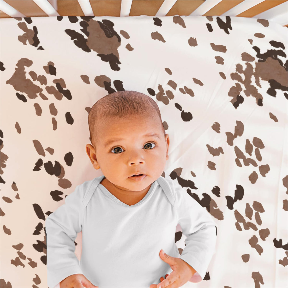 3 Piece Baby Crib Bedding Set for Boys & Girls - Newborn, Infant & Toddler Nursery Bed Set Decor with Fitted Crib