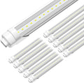 8ft R17D LED Tube Light, 8 Foot Led Bulbs, 40W 6000K 4800LM 10 Pack