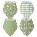 4 Pcs Goose Baby Bandana Bib Funny Goose Cotton