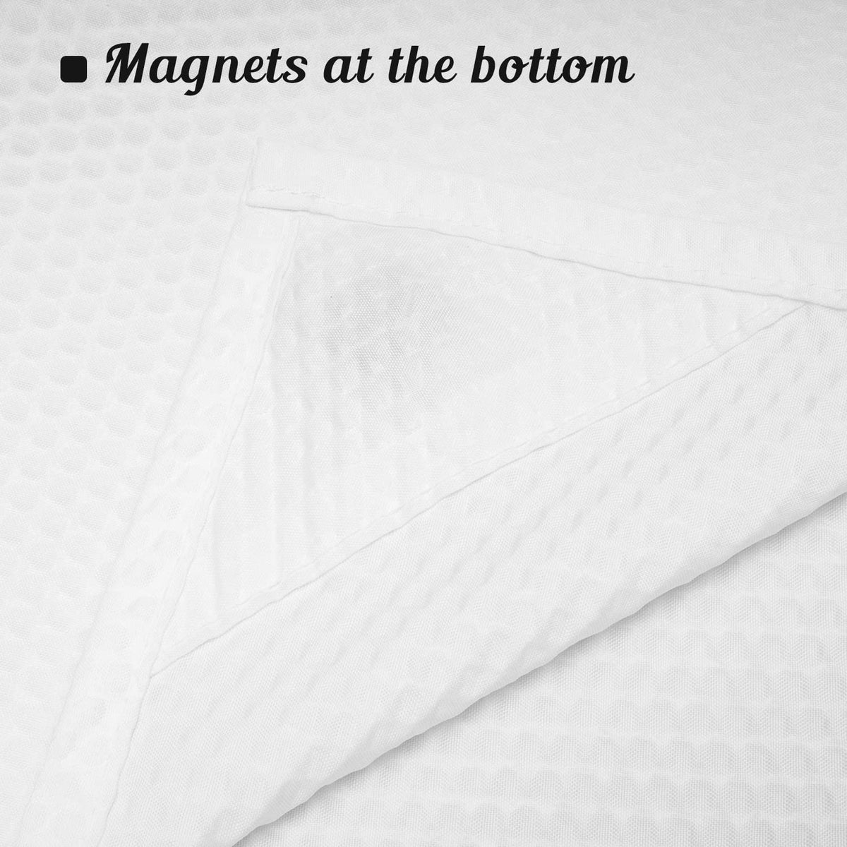 Embossed Microfiber Extra Wide Shower Curtain Liner 108 x 72 inches, Soft Fabric Shower Curtain Washable and Water