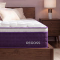 King Mattress 14 Inch Hybrid Mattress in a Box, Soft Medium Plush | Pocketed Springs and Gel Memory Foam, Medium