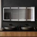 LED Lighted Bathroom Medicine Cabinet Mirror, Defogger, 72x32 | Bathroom Storage Cabinet, Medicine Cabinets