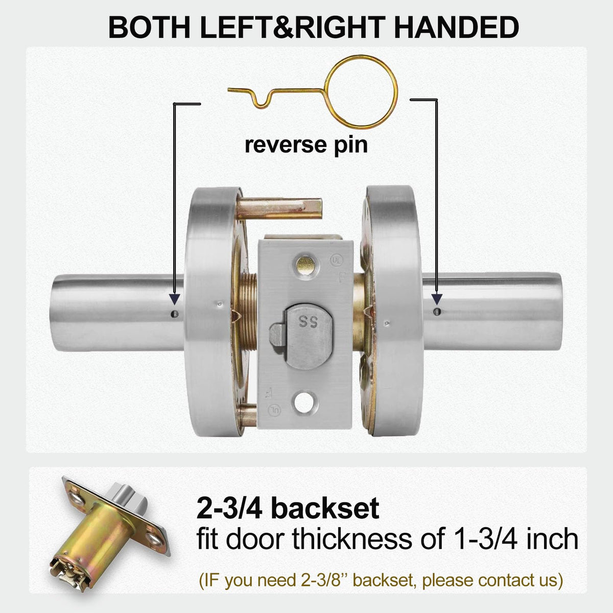 Storeroom Door Handle Heavy Duty Grade 2 Commercial Door Locks